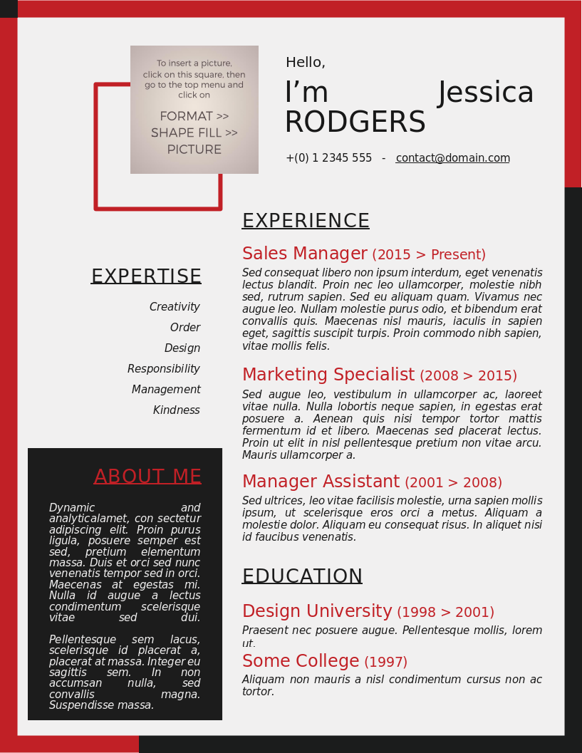 Chili Pepper CV – anteprima